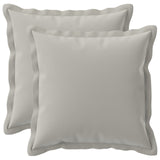vidaXL Pillowcase 2 pcs WOOD Anthracite 30 x 30 cm Polyester