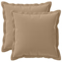 vidaXL Pillowcase 2 pcs WOOD Anthracite 30 x 30 cm Polyester