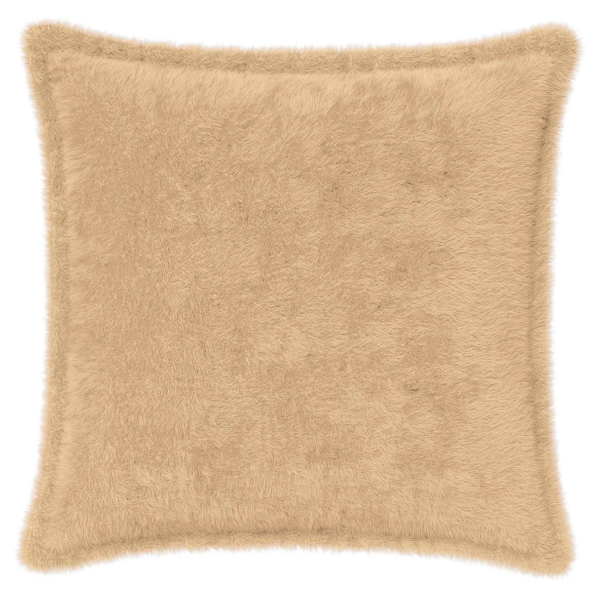 vidaXL Kussensloop 6 st HOUTEN Wit 30 x 30 cm Nep Konijnenbont