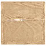 vidaXL Kussensloop 6 st HOUTEN Wit 30 x 30 cm Nep Konijnenbont