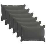 vidaXL Pillowcase 2 pcs WOOD Anthracite 30 x 30 cm Polyester