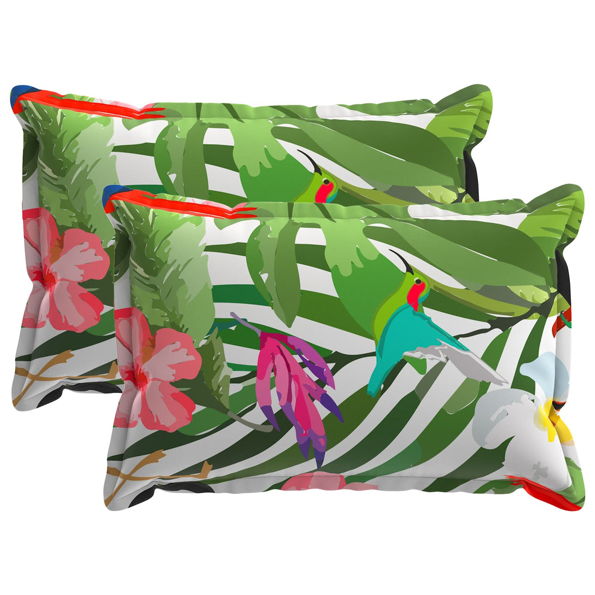 vidaXL Pillowcase 2 pcs WOOD Anthracite 30 x 30 cm Polyester