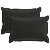 vidaXL Pillowcase 2 pcs WOOD Anthracite 30 x 30 cm Polyester