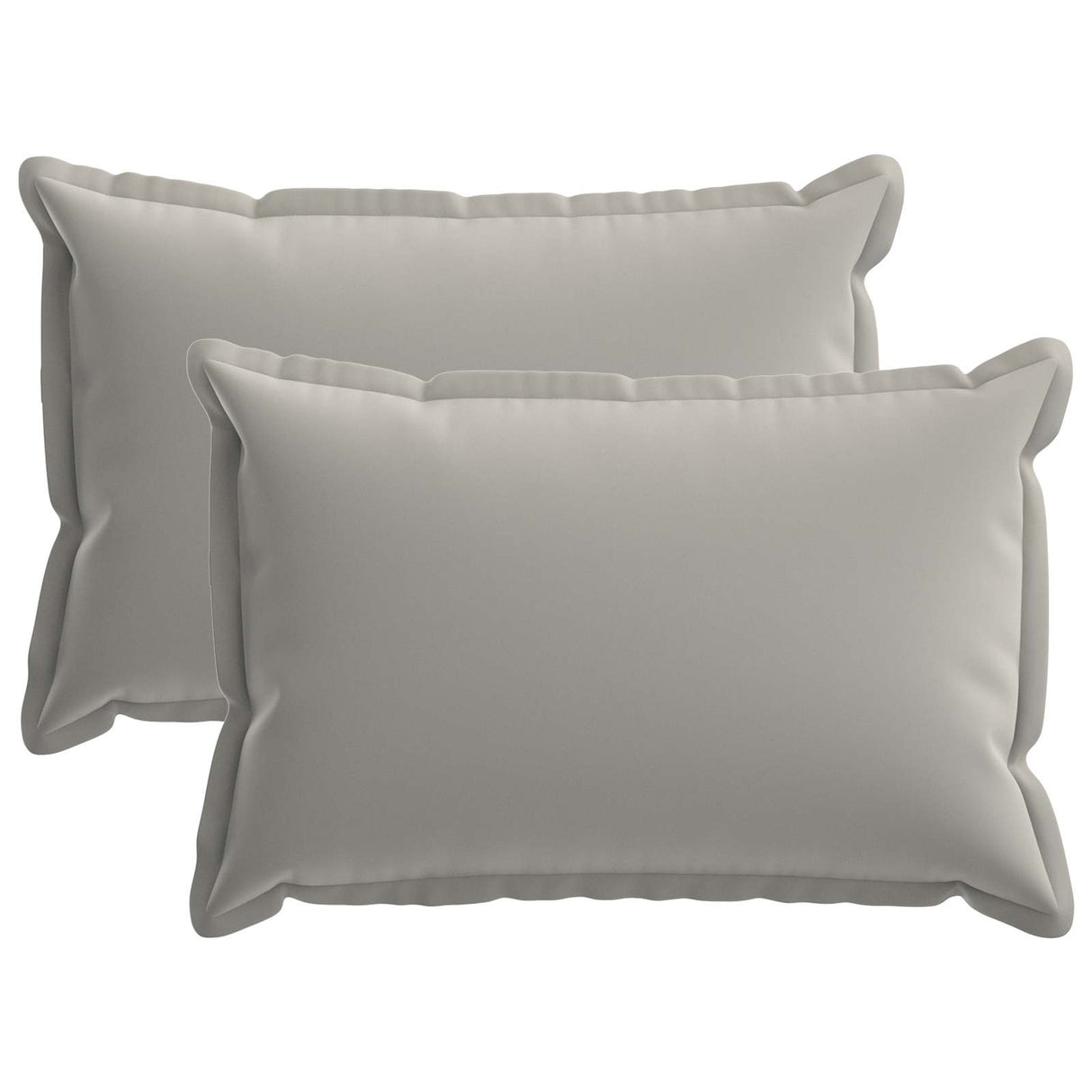 vidaXL Pillowcase 2 pcs WOOD Anthracite 30 x 30 cm Polyester