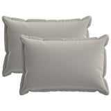 vidaXL Pillowcase 2 pcs WOOD Anthracite 30 x 30 cm Polyester