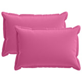 vidaXL Pillowcase 2 pcs WOOD Anthracite 30 x 30 cm Polyester