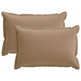 vidaXL Pillowcase 2 pcs WOOD Anthracite 30 x 30 cm Polyester