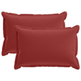 vidaXL Pillowcase 2 pcs WOOD Anthracite 30 x 30 cm Polyester