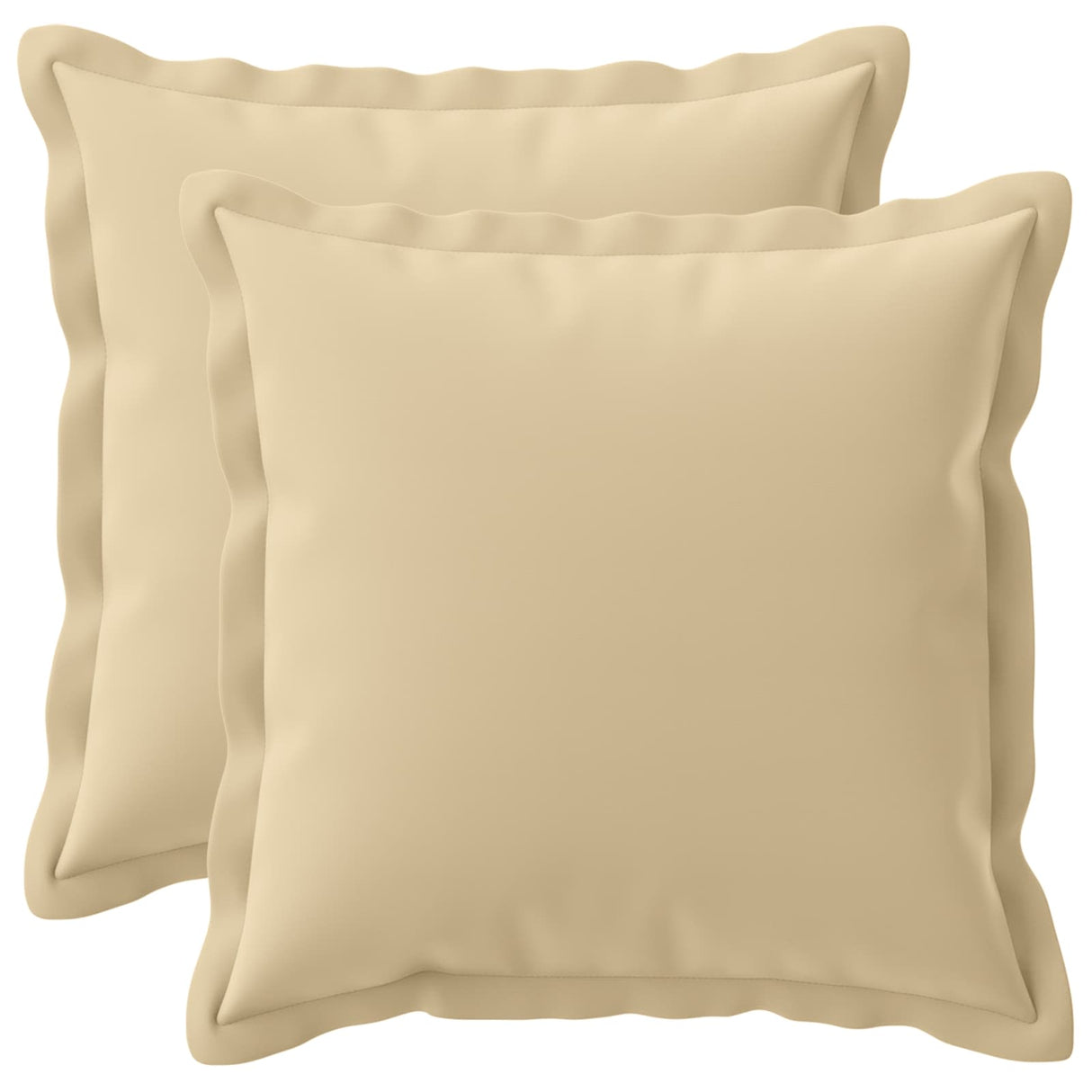 vidaXL Pillowcase 2 pcs WOOD Anthracite 30 x 30 cm Polyester