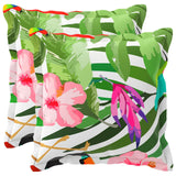 vidaXL Pillowcase 2 pcs WOOD Anthracite 30 x 30 cm Polyester