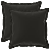 vidaXL Pillowcase 2 pcs WOOD Anthracite 30 x 30 cm Polyester