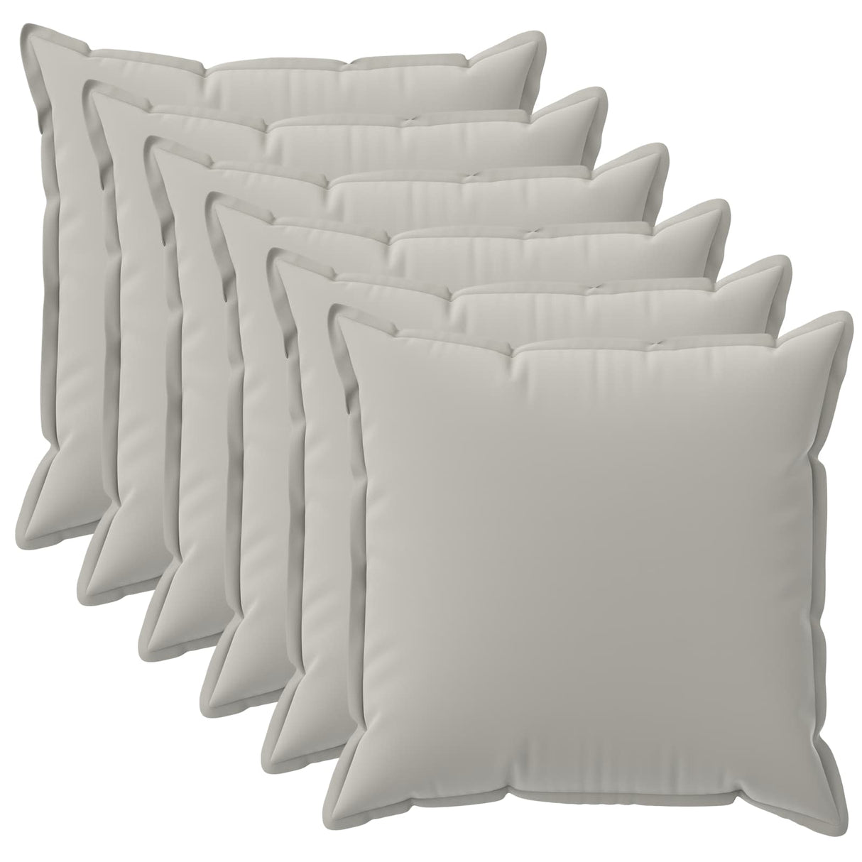 vidaXL Pillowcase 2 pcs WOOD Anthracite 30 x 30 cm Polyester