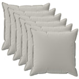 vidaXL Pillowcase 2 pcs WOOD Anthracite 30 x 30 cm Polyester