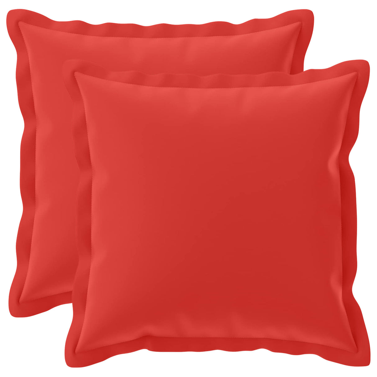 vidaXL Pillowcase 2 pcs WOOD Anthracite 30 x 30 cm Polyester