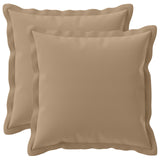 vidaXL Pillowcase 2 pcs WOOD Anthracite 30 x 30 cm Polyester
