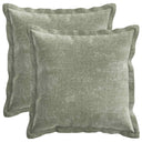 vidaXL Kussensloop 2 st HOUTEN Donkergrijs 30 x 30 cm Chenille Stof