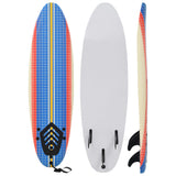 vidaXL Surfplank 170 cm blauw en rood