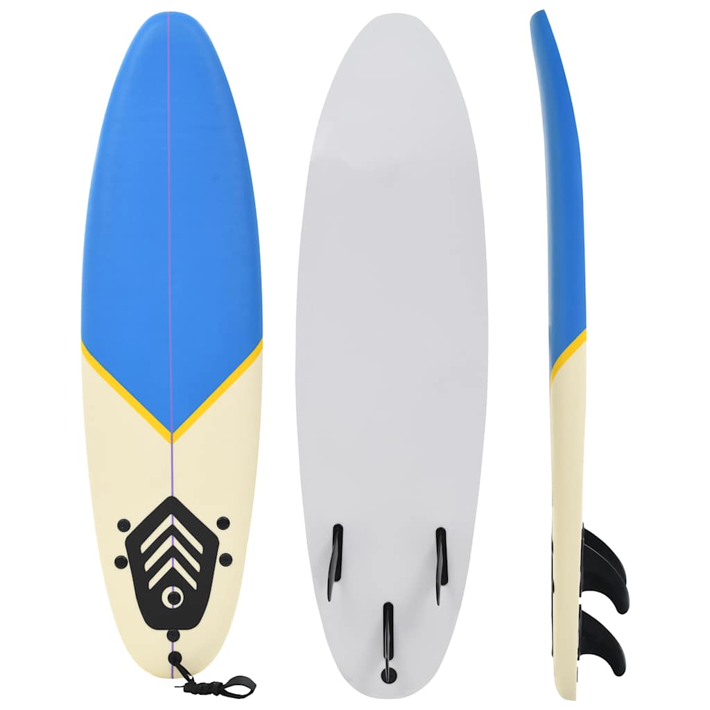 vidaXL Surfplank 170 cm blauw en rood