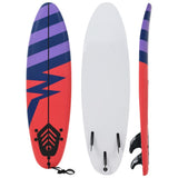 vidaXL Surfplank 170 cm blauw en rood