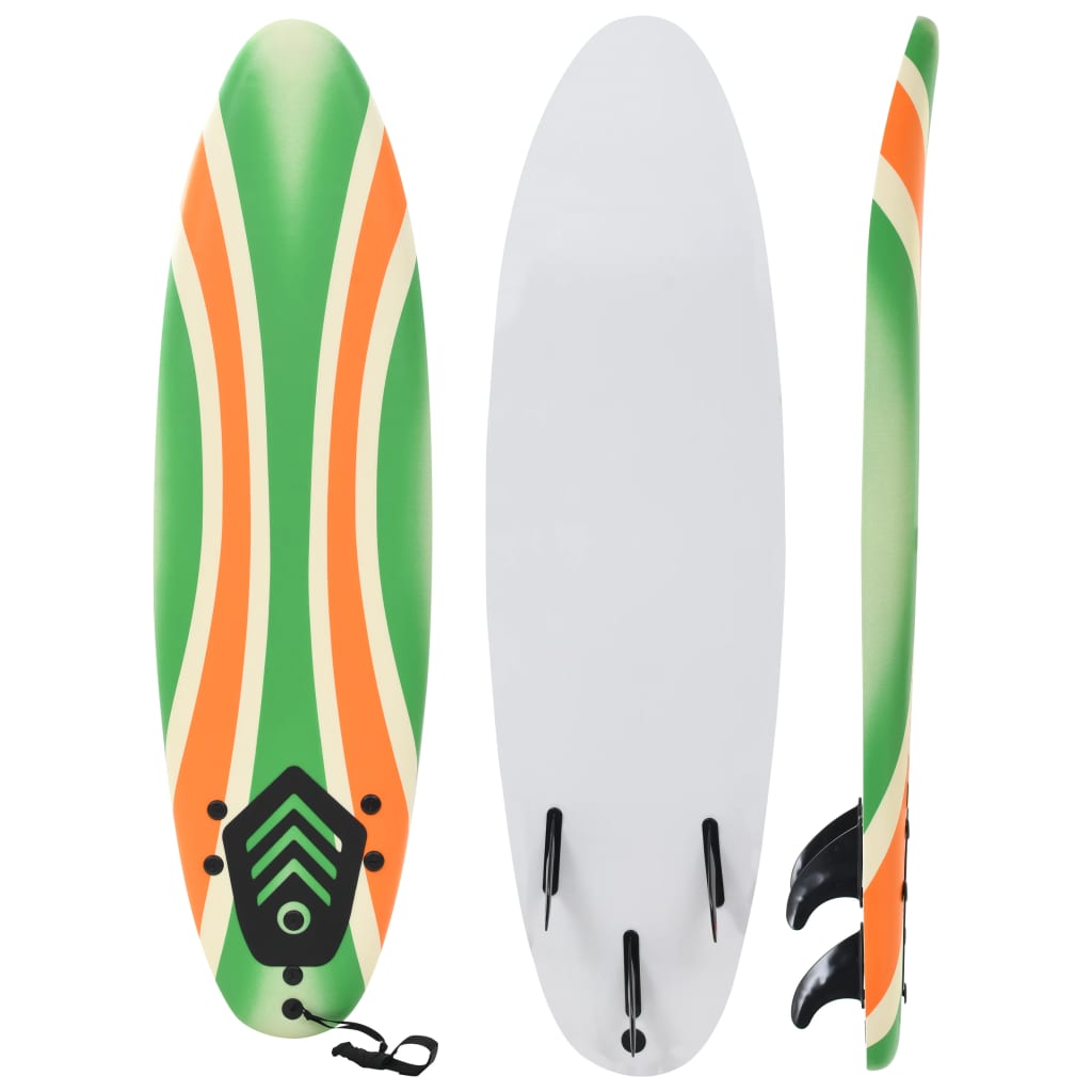 vidaXL Surfplank 170 cm blauw en rood