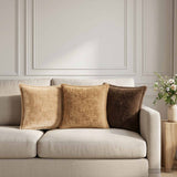 vidaXL Kussensloop 6 st HOUTEN Wit 30 x 30 cm Nep Konijnenbont