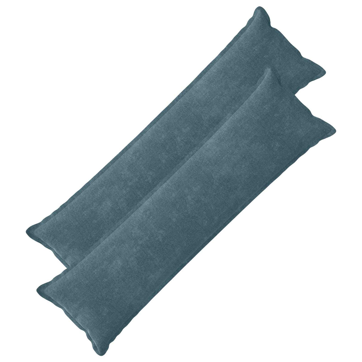 vidaXL Kussensloop 2 st HOUTEN Donkergrijs 30 x 30 cm Chenille Stof