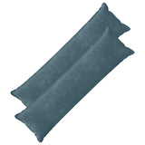 vidaXL Kussensloop 2 st HOUTEN Donkergrijs 30 x 30 cm Chenille Stof