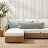 vidaXL Kussensloop 6 st HOUTEN Wit 30 x 30 cm Nep Konijnenbont