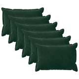 vidaXL Kussensloop 2 pcs HOUTEN Blauw 30 x 30 cm Fluweel