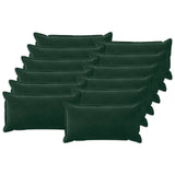 vidaXL Kussensloop 2 pcs HOUTEN Blauw 30 x 30 cm Fluweel