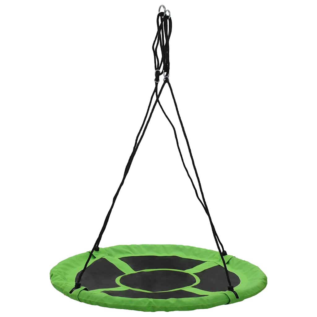 vidaXL Schommel 100 kg 110 cm groen