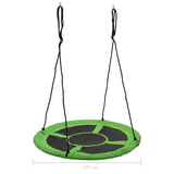 vidaXL Schommel 100 kg 110 cm groen