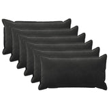 vidaXL Kussensloop 2 pcs HOUTEN Blauw 30 x 30 cm Fluweel
