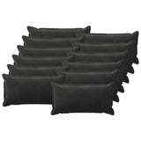 vidaXL Kussensloop 2 pcs HOUTEN Blauw 30 x 30 cm Fluweel