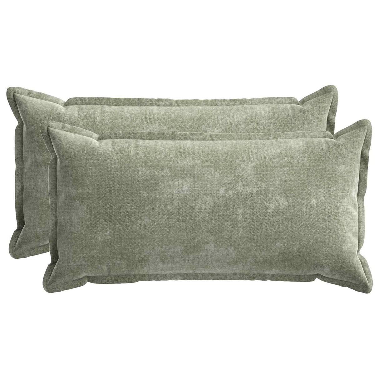 vidaXL Kussensloop 2 st HOUTEN Donkergrijs 30 x 30 cm Chenille Stof