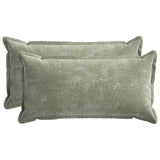 vidaXL Kussensloop 2 st HOUTEN Donkergrijs 30 x 30 cm Chenille Stof