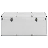 vidaXL Opbergkoffers 3 st aluminium zilverkleurig
