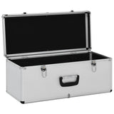 vidaXL Opbergkoffers 3 st aluminium zilverkleurig