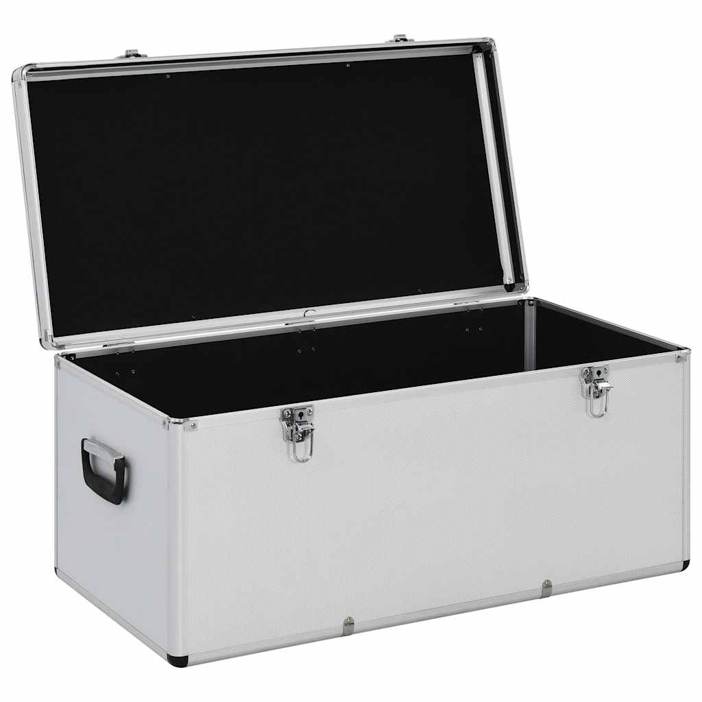 vidaXL Opbergkoffers 3 st aluminium zilverkleurig