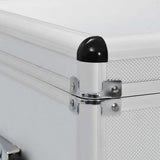 vidaXL Opbergkoffers 3 st aluminium zilverkleurig