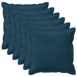vidaXL Kussensloop 2 pcs HOUTEN Blauw 30 x 30 cm Fluweel