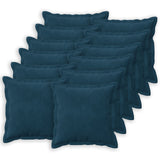 vidaXL Kussensloop 2 pcs HOUTEN Blauw 30 x 30 cm Fluweel