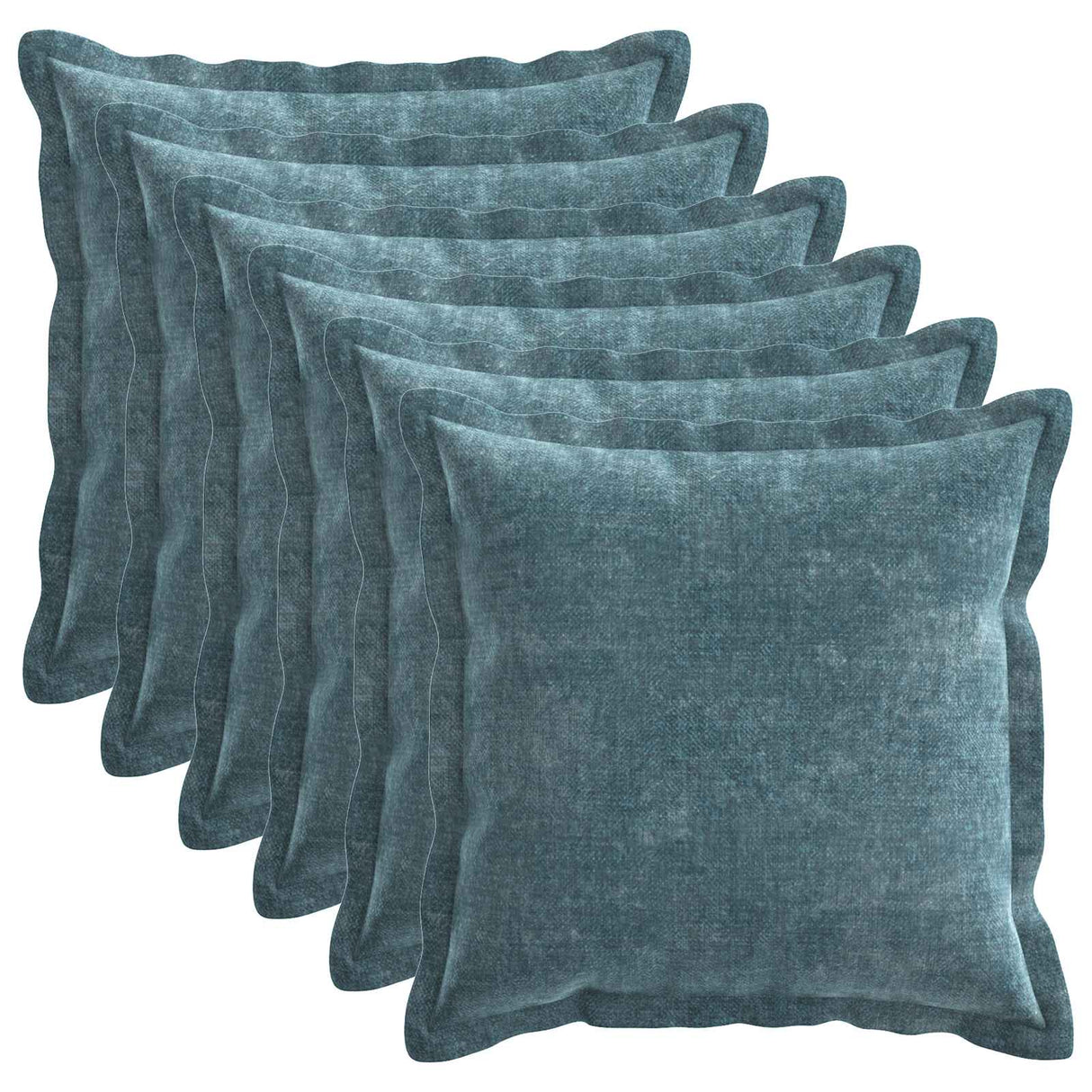 vidaXL Kussensloop 2 st HOUTEN Donkergrijs 30 x 30 cm Chenille Stof