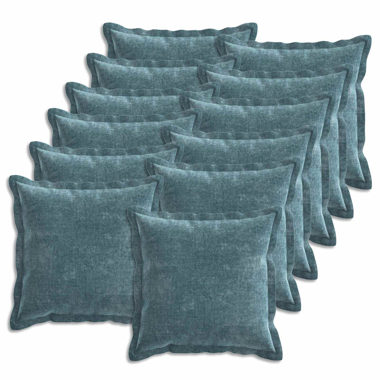 vidaXL Kussensloop 2 st HOUTEN Donkergrijs 30 x 30 cm Chenille Stof