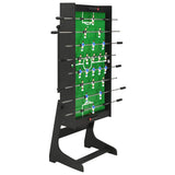 vidaXL Foldable Foosball Table 121x61x80 cm Black