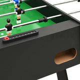vidaXL Foldable Foosball Table 121x61x80 cm Black