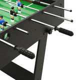 vidaXL Foldable Foosball Table 121x61x80 cm Black