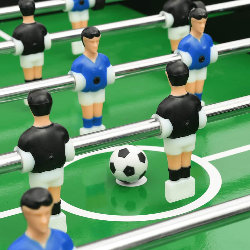 vidaXL Foldable Foosball Table 121x61x80 cm Black