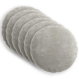 vidaXL Kussensloop 6 st HEERLEN Donkergrijs 30 x 30 cm Chenille Stof