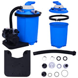vidaXL Zandfilterpomp met timer 450 W 25 L